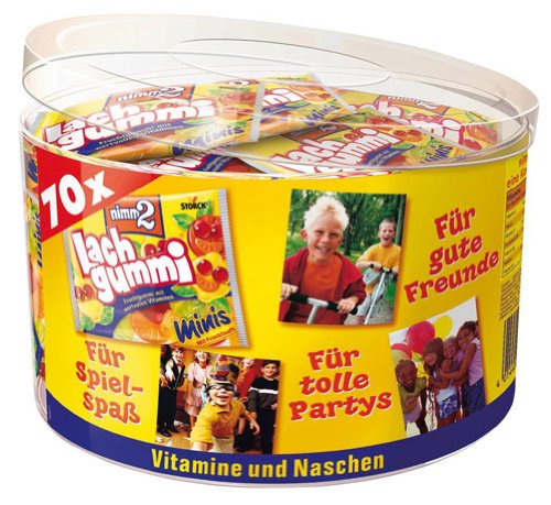 nimm2 Lachgummi Minis, 70 Packungen - 735gr - 2x