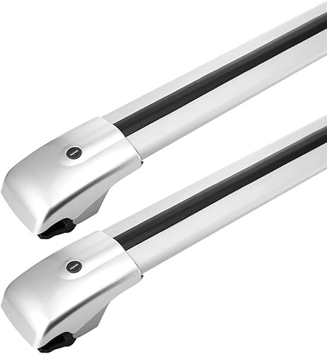 Miniatura 5 de MotorFansClub Barras transversales para portaequipajes Jeep Cherokee 2014 2015 2016 2017 2018 2019 2020 2021 2022 2023 (no es compatible con Jeep