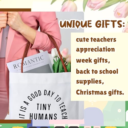 Bolsa de tela para profesora, regalo de agradecimiento miniatura 2