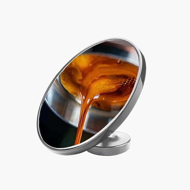 Espresso Shot Mirror for Checking Coffee Extraction Status Magnetic 360 Adjustable Accessories for Bottomless Portafilter Barista Tool Silver
