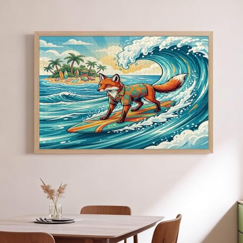 Rompecabezas de madera veraniego para revivir la alegría del mar y el surf 2