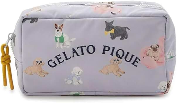 ダッフィー　ジェラピケ ジェラートピケ　総柄 ポーチ　gelato pique 総柄ポーチ ダッフィーアンドフレンズ ジェラートピケ