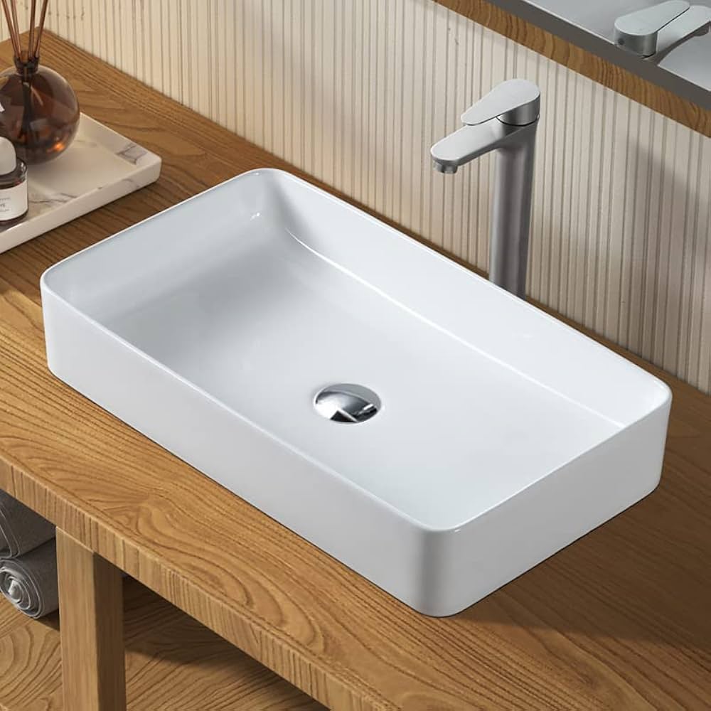 Amazon | LUYI 洗面ボウル 手洗いボウル 洗面台 610x345x110