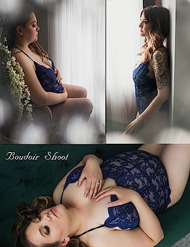 Image of Avidlove Sexy Lingerie for Women Deep V Teddy Sheer Lace Bodysuit Snap Crotch One Piece Babydoll