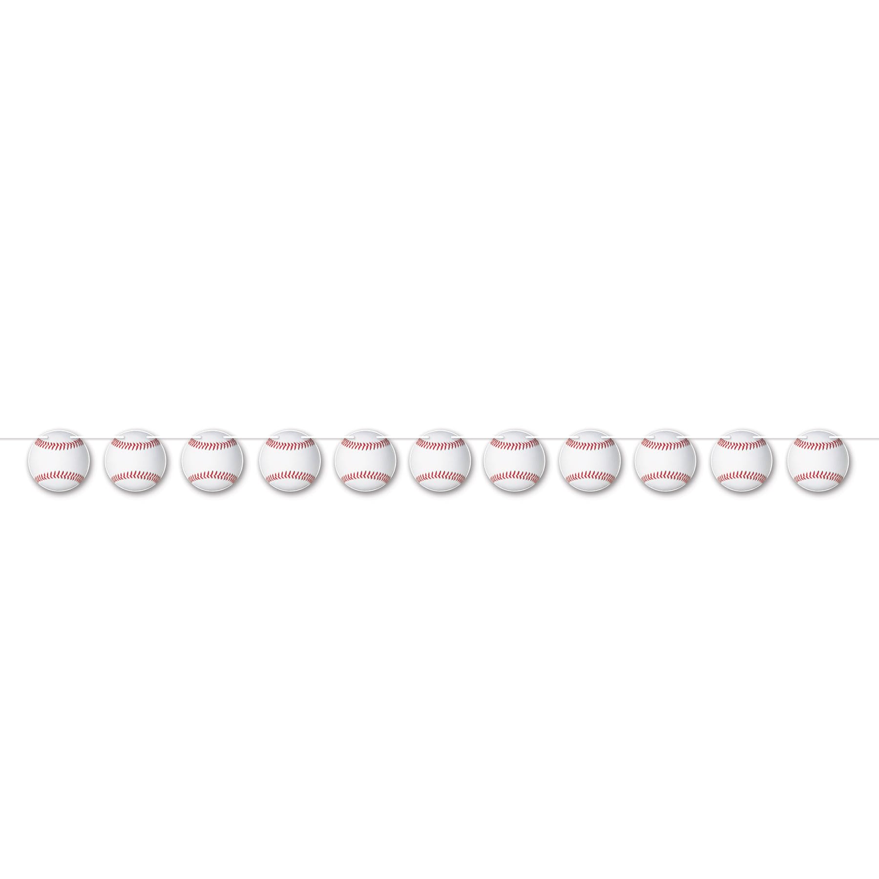 Ruban de baseball Beistle 56407 géant de 14 mètres pour habiller les murs de banquet d'équipe