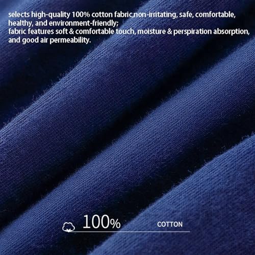 L-8XL Plus Size Men's Boxer Briefs 100% Cotton Underwear Set Boxer Shorts Loose Panties Underpants (Color : 3A pcs, Size : 8X-Large)2