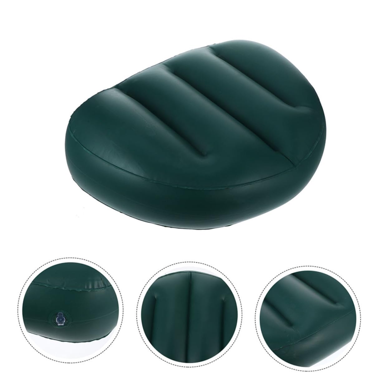 2 Cuscino Gonfiabile per Barche e Canotti in PVC Spesso Seduta Ergonomica Antiscivolo per Kayak e Rafting Facile Gonfiare e Trasportare per e Outdoor