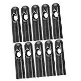 CONGARTENO 10 Stück Teiliges Metall Regenschirm Reparaturset Schirmknochen Abdeckungen Langlebig Einfache Installation Praktische Faltschirm Zubehör für Herren und Sonnenschirme