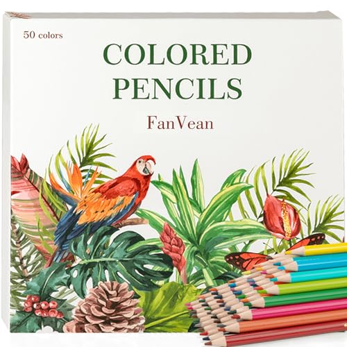 FanVean Colored Pencils Color Pencil Set for adult Coloring book...