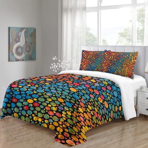 Housse de couette fermeture éclair 140x200cm pour lit simple enfant, parure microfibre 3d - 5
