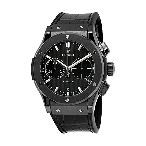 Hublot Classic Fusion Black Ceramic Case Chronograph Watch 521.cm.1771.LR
