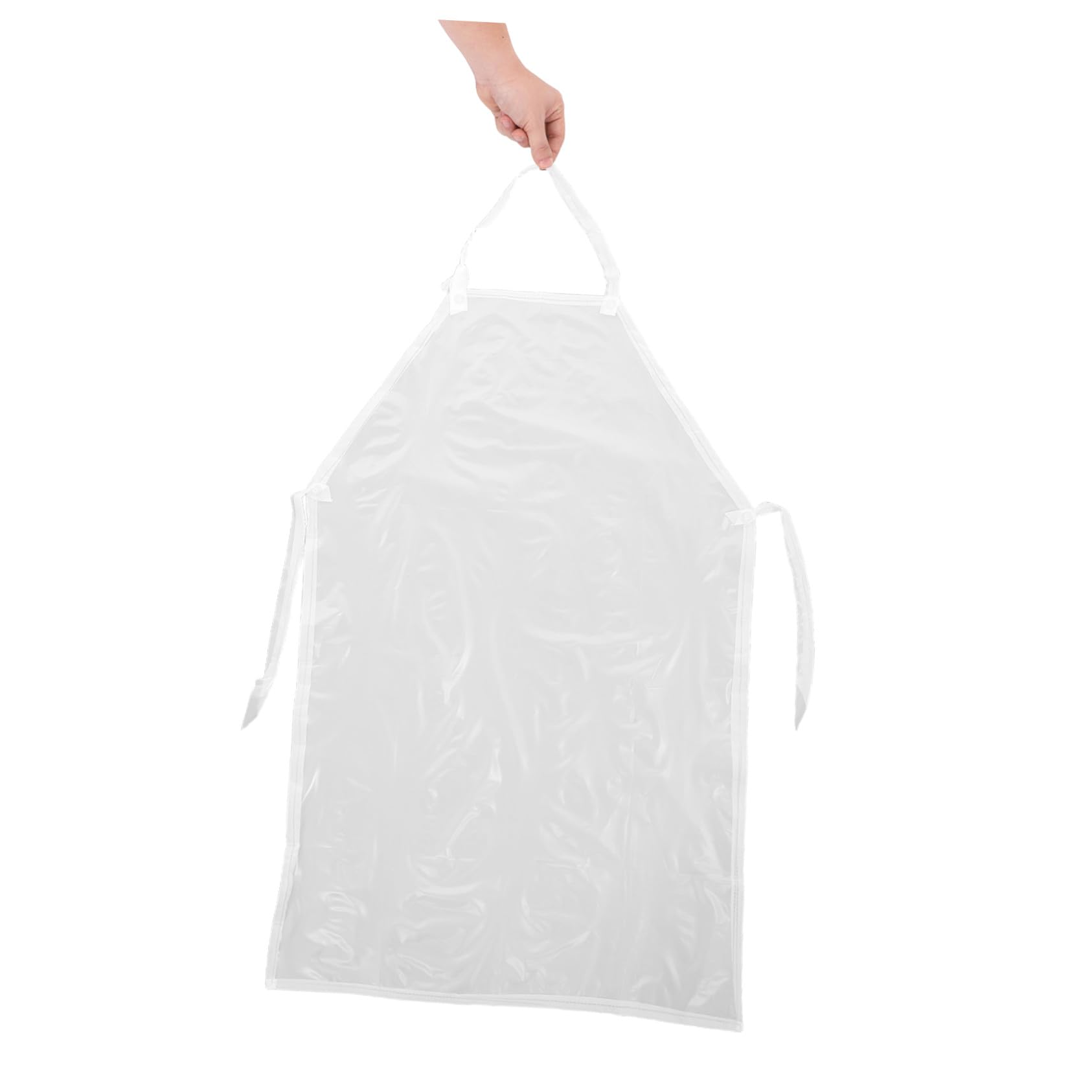 COLLBATH 4 Stücke Wasserdichte Verstellbare Küchen Gartenschürze aus Robustem PVC Ölresistent Wiederverwendbar Unisex für Kochen Grillen Tierpflege und Hausarbeit