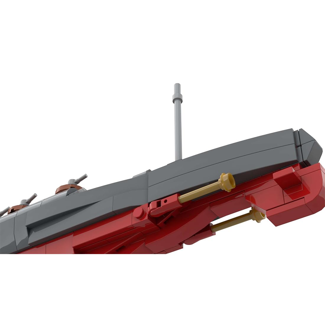 Torquino Model łodzi podwodnej I400 w skali 1/300, wojskowy model okrętu podwodnego, kolekcjonerski zestaw konstrukcyjny, prezenty do dekoracji domu i biura, 506 sztuk