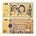 Queen Elizabeth II Gold Bill Coins, Gold 100 Bill UK Royal Family Gifts