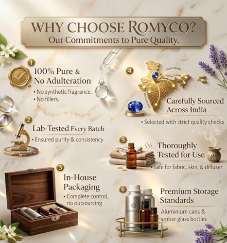 Image of Romyco Bergamot Essential Oil 30ml for Stress Relief, Mood Uplift, Relaxation, Massage & Self-Care | Citrus Aromatherapy, Diffuser | Premium Natural Undiluted