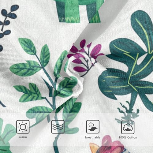 Wusikd Cute Dinosaur Boys' Underwear Cotton Leaves Plam Boys Briefs Soft Toddler Underwear 2T3