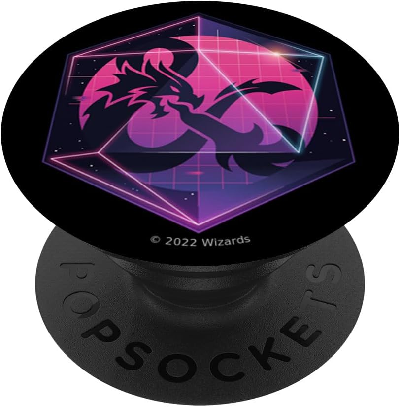 Dungeons & Dragons Ampersand in 3D Dice PopSockets PopWallet for MagSafe