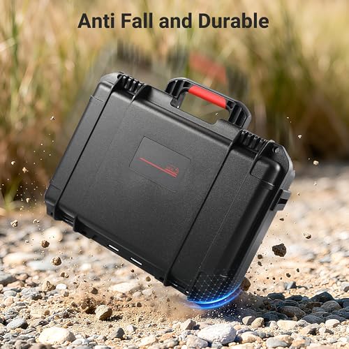 Funda rígida impermeable para Insta360 X5 con correa miniatura 4