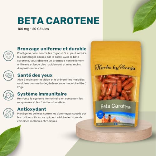 Bêta-carotène accélérateur de bronzage concentré Sunglow - 3