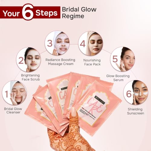 Image of Swiss Beauty Care Bride & Bright Facial Kit | 6 Steps For A Bridal Glow | Cleanses | Brightens | Nourishes | Protects | With Alpha Arbutin & Kakadu Plum | 36g