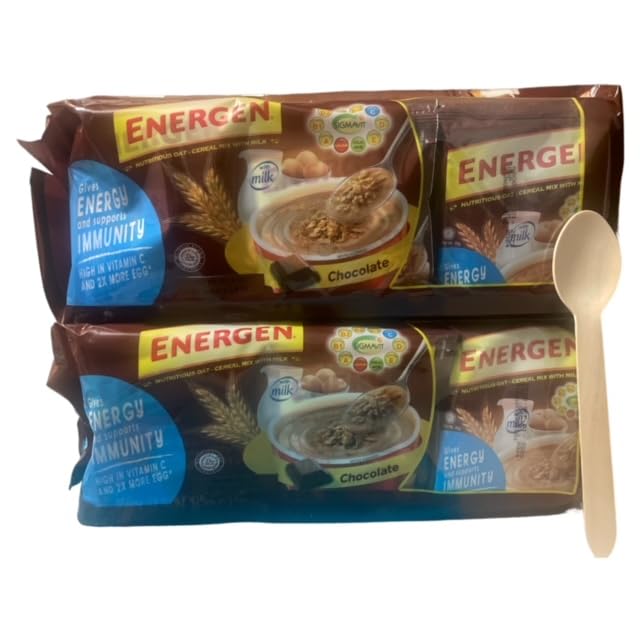 Energen Nutritious Oats, Milk & Chocolate Flavor, 2 Pack(60 sachets)