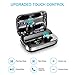 immagine 4Cuffie Bluetooth Sport, Auricolari Bluetooth Senza Fili con 125 Ore di Ascolto, Ricarica USB-C Prova, IP7 Impermeabile, Bassi Potenziati Cuffie Wireless Touch Controllo, Microfoni Integrati