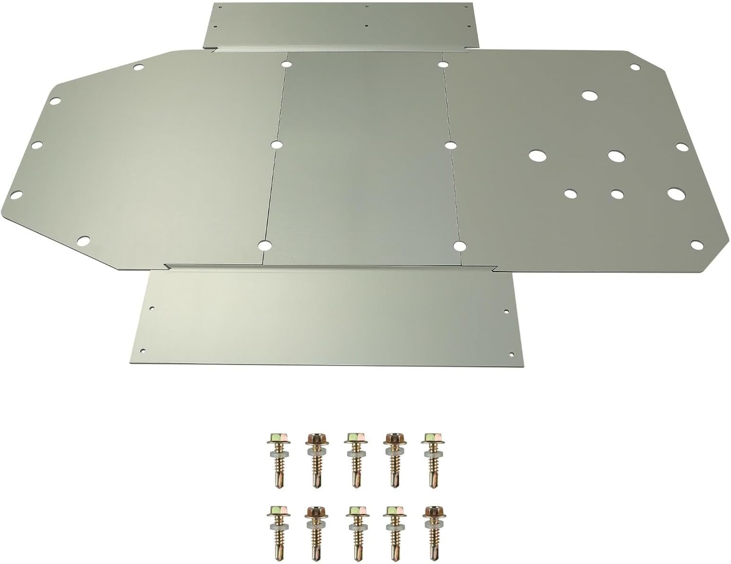 Full Chassis Skid Plate Compatible with 2008-2014 Polaris RZR 800, RZR-S 800 & RZR 900 – Aluminum