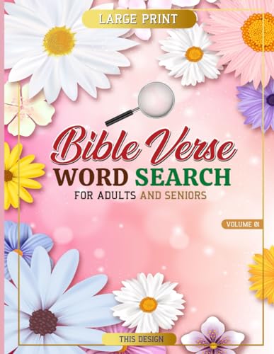 Bible Verse Word Search: Large Print Word Search Puzzle with Words of Jesus for Adults and Seniors Vol 1 (Edifying Activity Book)