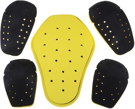 Amazon 自転車 オートバイ 肘 肩 背中 膝保護具 Eva素材 パッド 怪我防止 軽量 ひざすねプロテクター 車 バイク