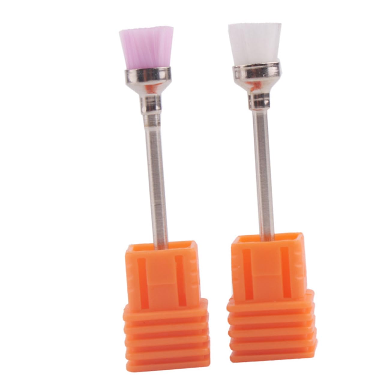 4pcs Nail Dust Brush Ergonomic Nail Cleaner Tools for Manicure Pedicure Portable Polishing Brushes for Art Shops Patterns Each