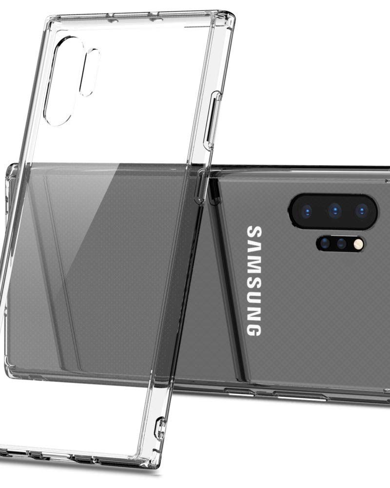 Realtech Shockproof Hard Glass TPU Crystal Clear Back Cover Case for Samsung Galaxy Note 10 Plus (Transparent) (B07Y5LBFRN) Amazon Price History, Amazon Price Tracker