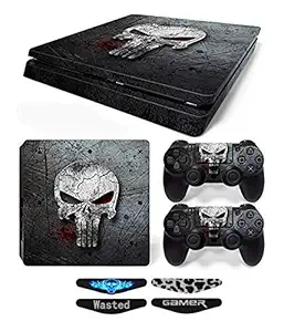 GRAPHIX DESIGN Theme 3M Skin Sticker Cover for PS4 Slim Console and Controllers (Multicolor)