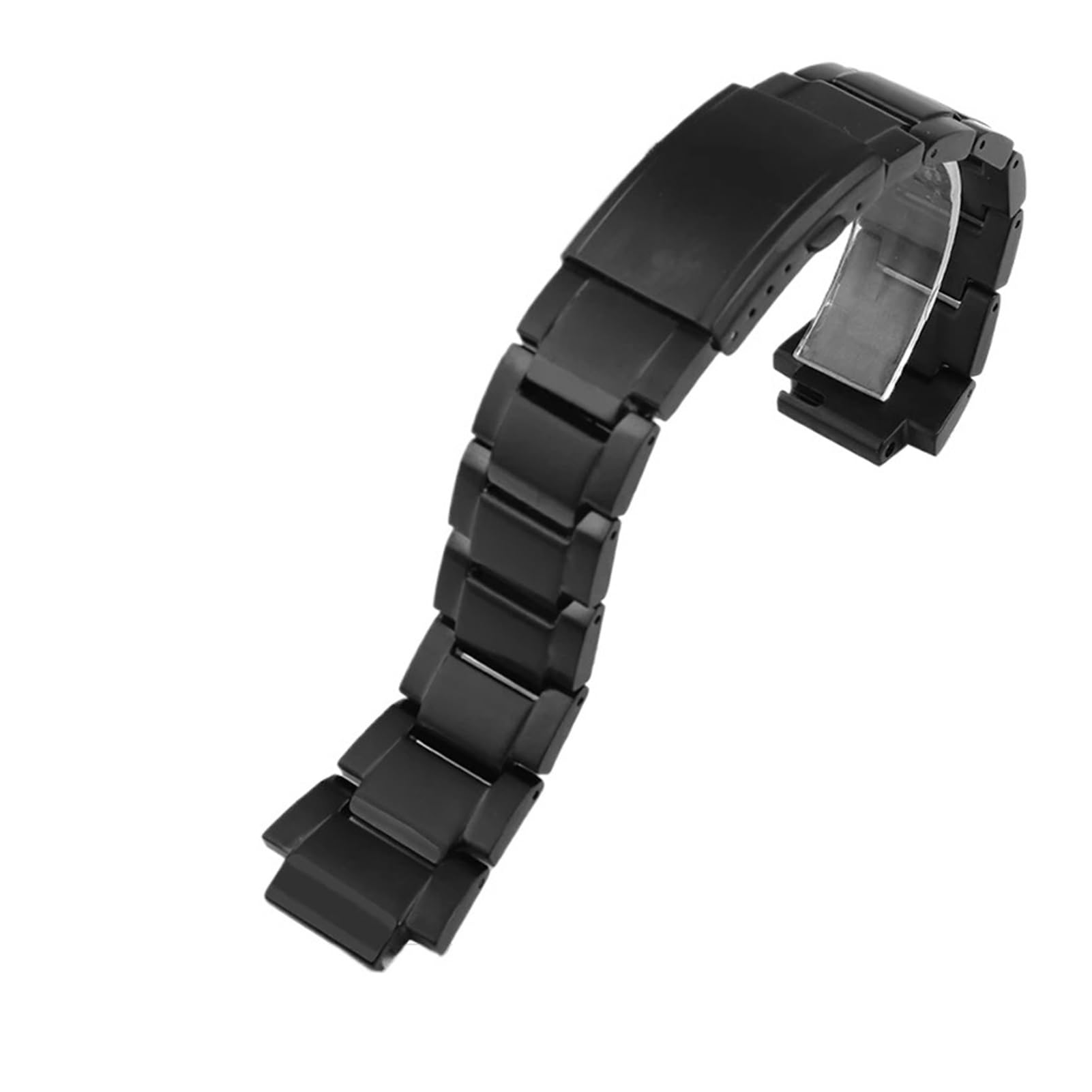 Cinturino for orologio in acciaio di precisione solido compatibile con Casio G-SHOCK GST-B200 GST-200D, cinturino for da uomo sgancio rapido rialzato, 16 mm