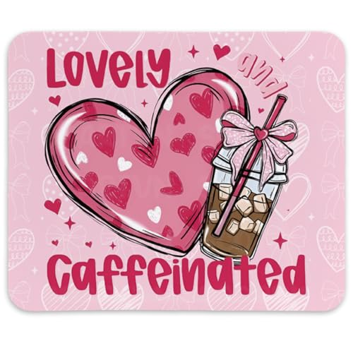 KDHTY Cute Heart Coquette Mouse Pad Desk...
