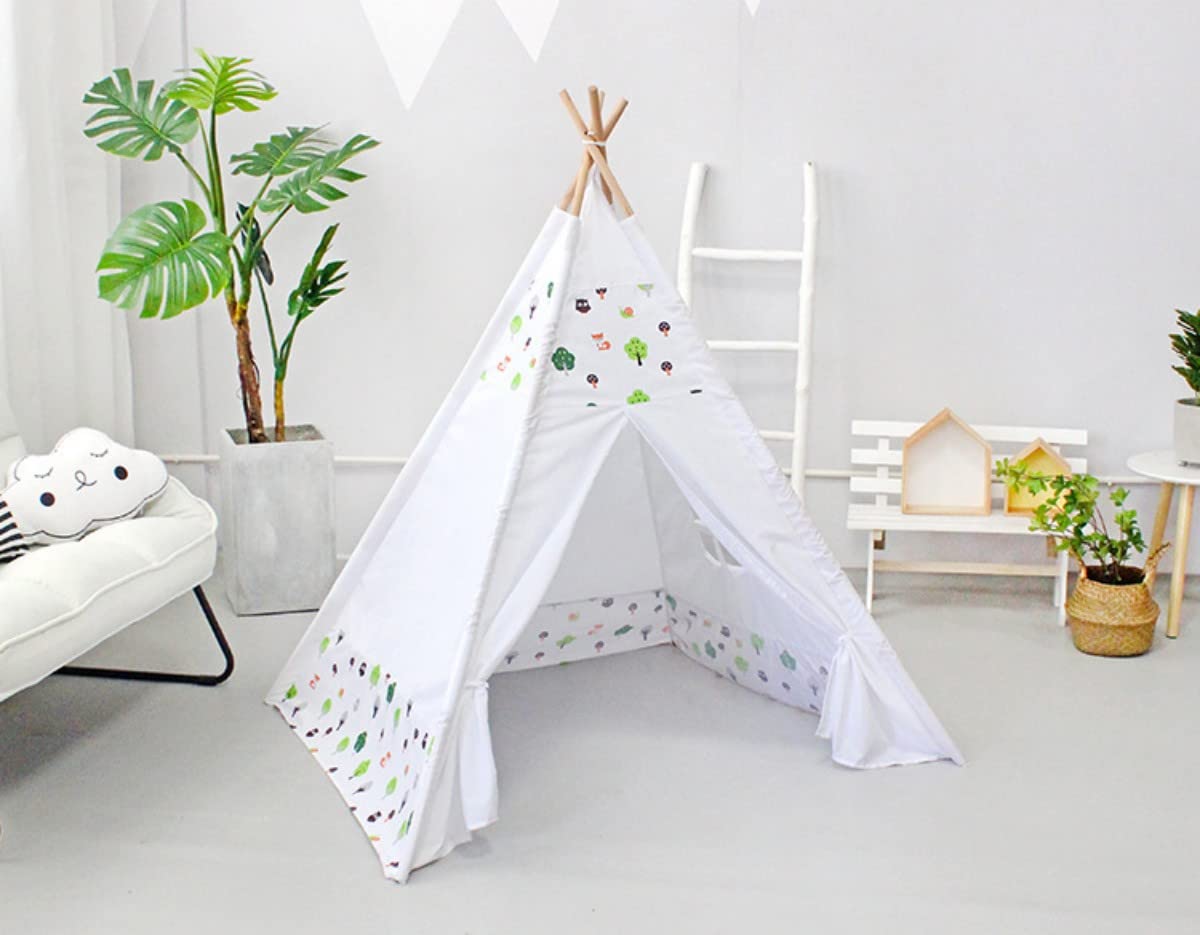Tenda Teepee per bambini, tenda gioco, casa giochi, 43x43x55in
