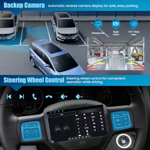 Radio Android 10.2" para Dodge Ram y Jeep Wrangler miniatura 7