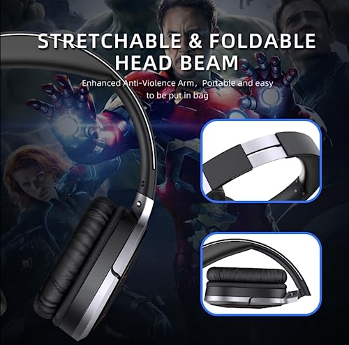 Roxel RGM500-BT Wireless Gaming Headphones, Stereo Sound, Long-Distance Control, 100h Stand-by Time, 14h Play Time - Image 2