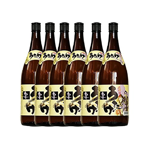 Amazon.co.jp: 泡盛 うたげ 25度 一升瓶 1800ml×6本(1ケース)/泰石酒造