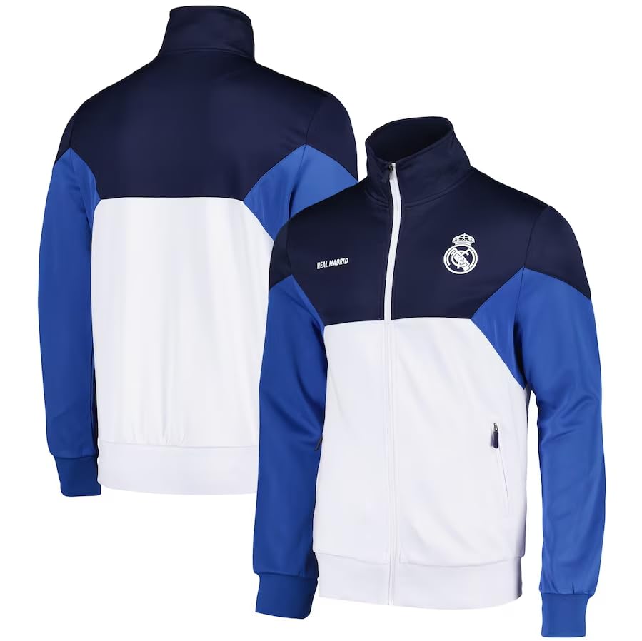 Real Madrid Chaqueta Plus Abierta Nº11 blanco/azul Licencia - Talla XL