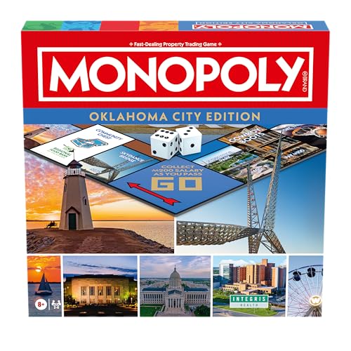 Monopoly Oklahoma City, OK Edition para 2-6 jugadores miniatura 2