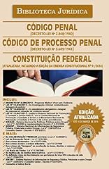 Capa de Biblioteca Jurídica Vl.03 Código Penal, Código de Processo Penal, Constituição Federal