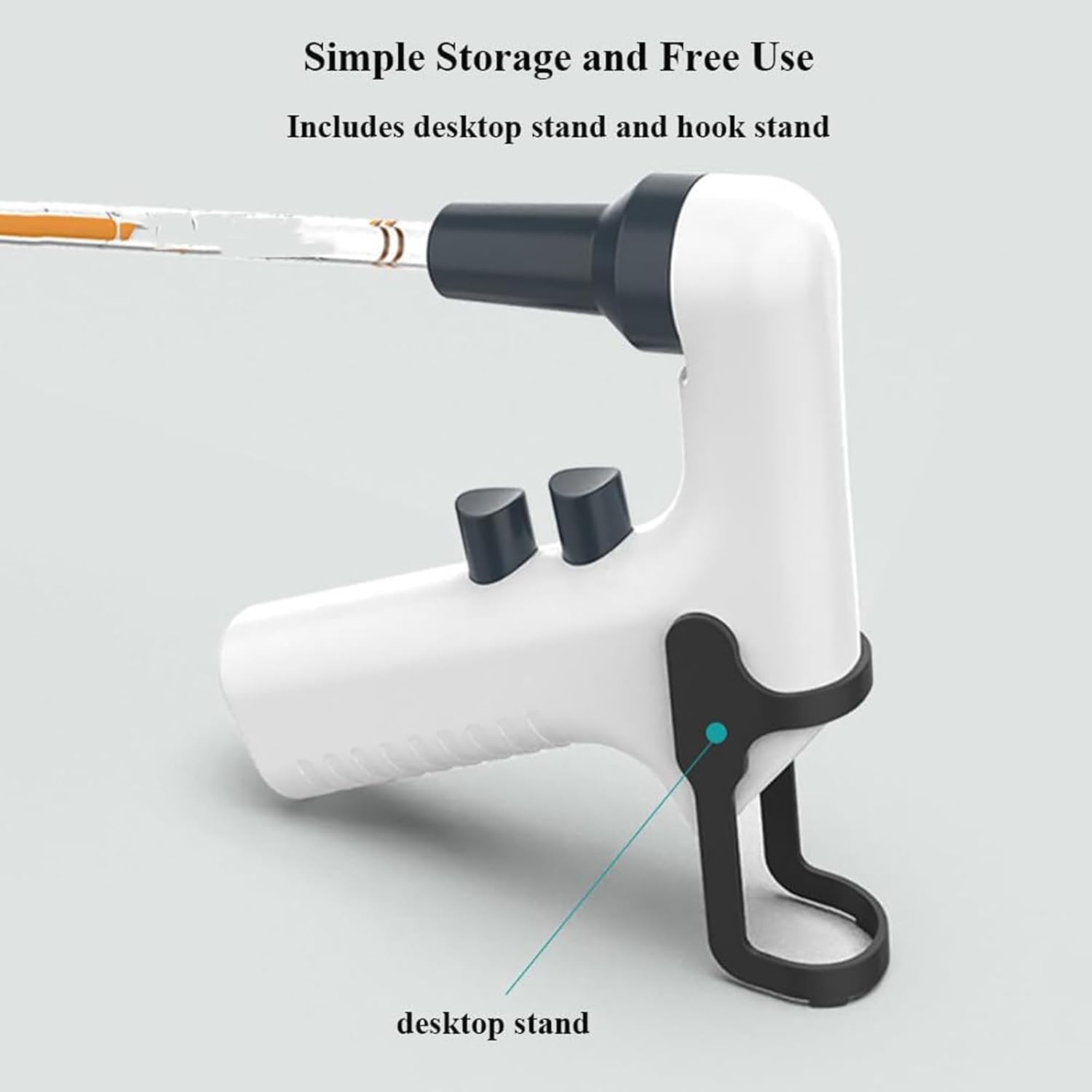 Lab Electric Pipette Controller, Single Channel Micropipette, 0.1-100ml Range, Digital Pipettors for Experiments