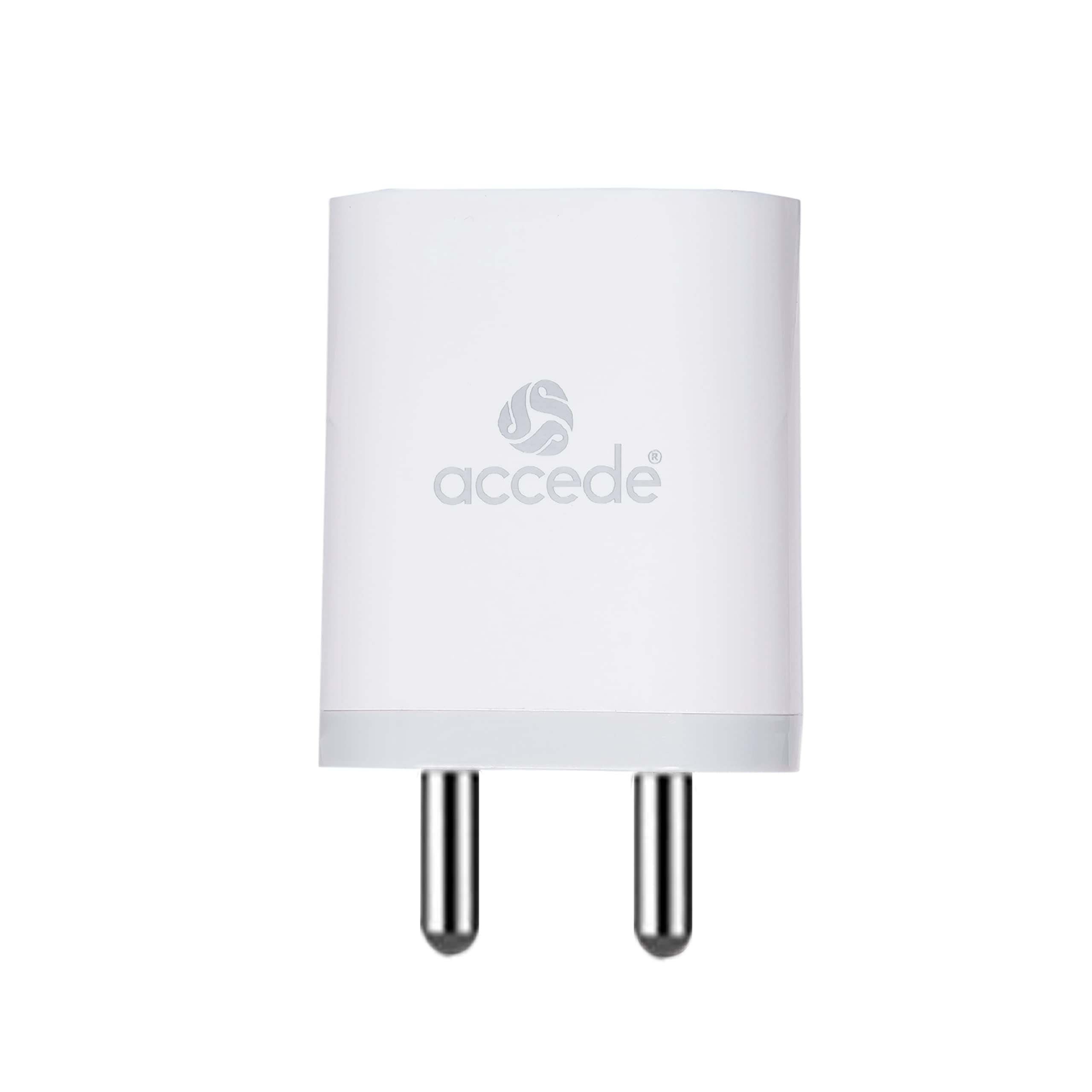 Accede Speed-X 18W PD Fast Charger, 3A High-Speed Single USB Type
