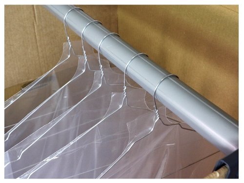 Kit de 5 cajas de cartón porta vestidos para colgar - Dimensiones: 50 x 60 x 111 (altura) cm con perchero + 2 cintas adhesivas--
