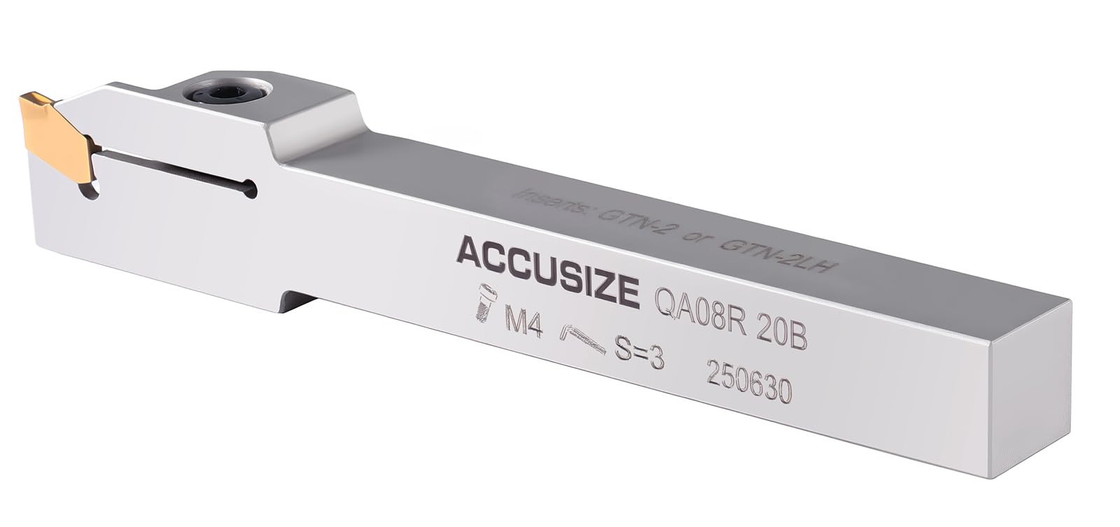Accusize Cut-Off Tool Holder - Indexable Inserts -6
