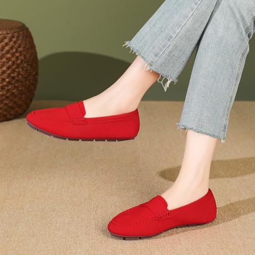 Image of feabtonbd Loafers for Women Comfortable Breathable ShoeCasual Slip On Womens Driving Flats Shoes