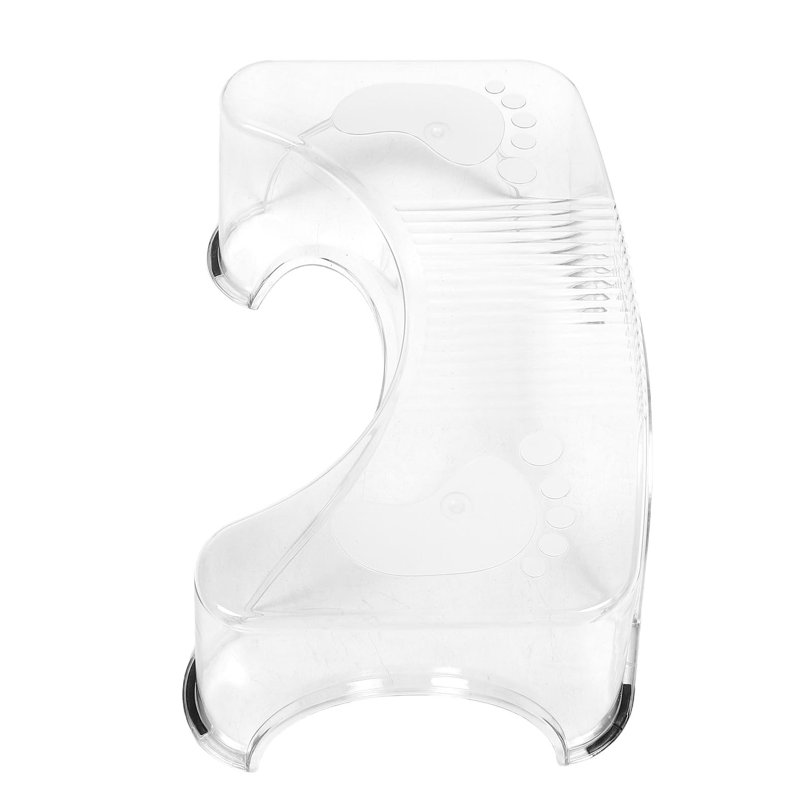 Tabouret transparent en PET léger multifonction chic