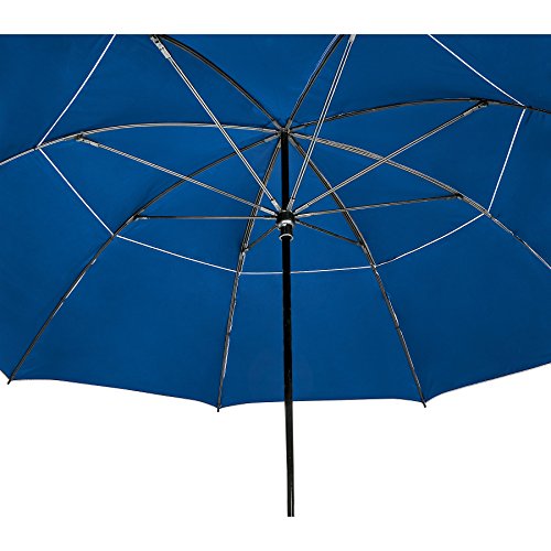 Suntek 68” Golf Umbrella, Windproof & Waterproof Umbrellas With Vented Double Oversize Golf Canopy, Reflective Uv Protection, Large Umbrella For Golf, Sport & Travel (Silver/Blue) #TOP6