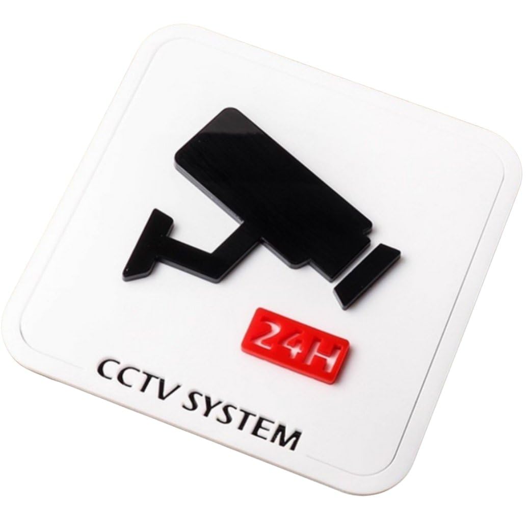 Panneaux de caméra résistant aux intempéries signalétique CCTV maison