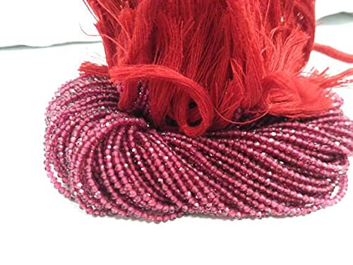 Spinel rouge perles 2-2.5mm pour créer vos bijoux d'été faits main